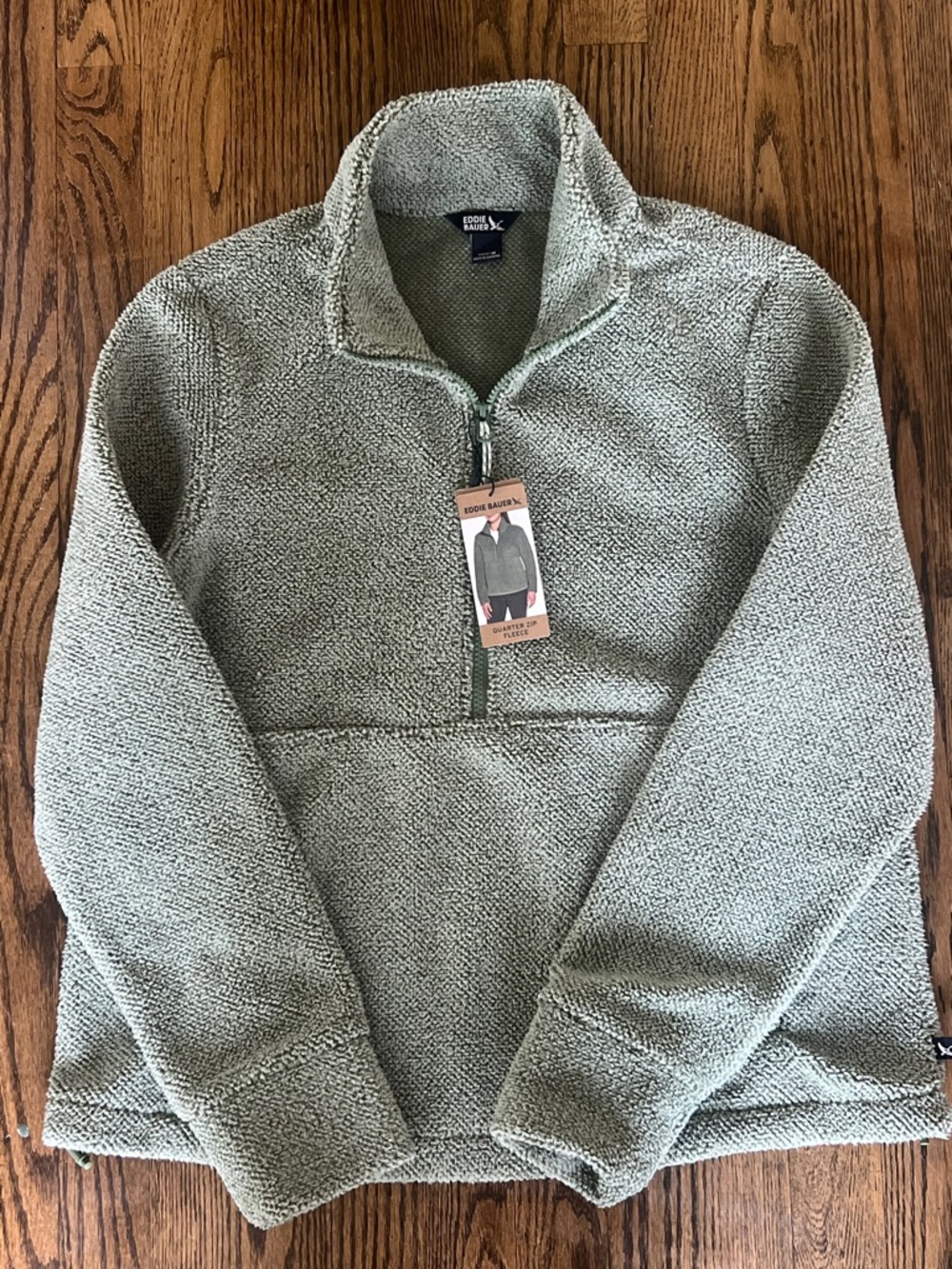 Eddie Bauer Women’s Sherpa Half-Zip Pullover - Sage